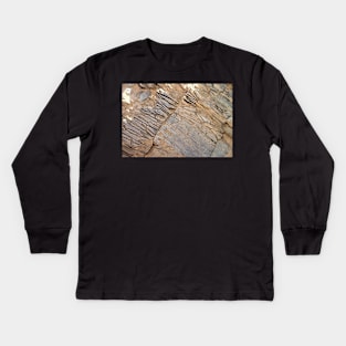 Rocky Abstract Kids Long Sleeve T-Shirt